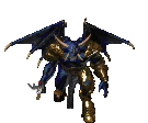 Izual walking and standing (classic sprite)