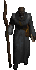 Deckard Cain walking and standing (classic sprite)