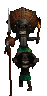 Fetish Shaman walking and standing (classic sprite)
