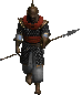 Desert Mercenary walking and standing (classic sprite)