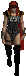 Kashya walking and standing (classic sprite)