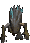 Spike Fiend walking and standing (classic sprite)