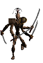 Infidel walking and standing (classic sprite)