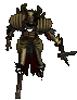 Abyss Knight walking and standing (classic sprite)