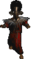 Sexton walking and standing (classic sprite)
